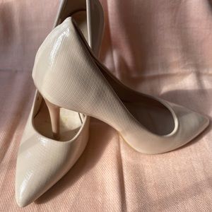 Women patent heels.